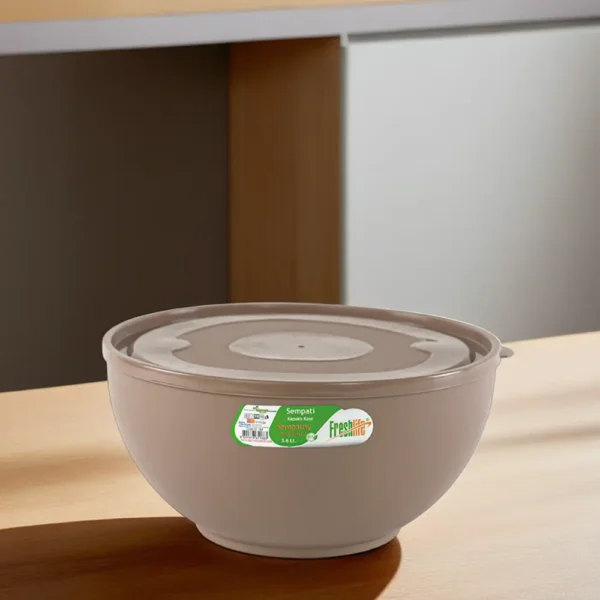 Freshlife 3.6l brown sempathy bowl with lid1