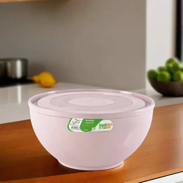 Freshlife 3.6l pink sempathy bowl with lid1