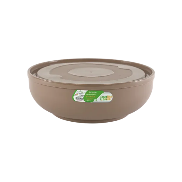 Freshlife 4.25l brown sempathy bowl with lid