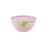 Freshlife 500ml pink sempathy bowl with lid