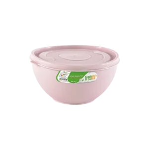 Freshlife 850ml pink sempathy bowl with lid