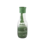 Glass 1l green bottle