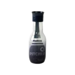 Glass 1l navy blue bottle