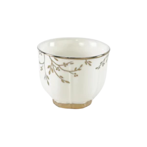 Momaz 12pcs white & gold coffee cups set