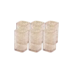 Momaz-6Pcs-Squared-Ribbed-Golden-Beige-Juice-Cups-Set2 Momaz 6pcs squared ribbed golden beige juice cups set2