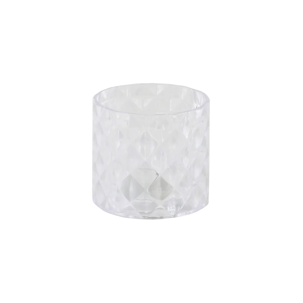 Small 5cm diamond patterned battery led