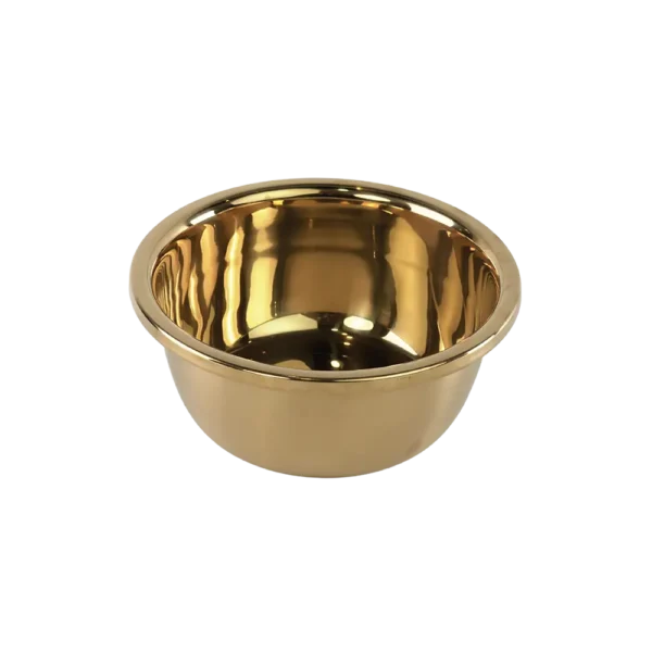 Stainless 24cm gold bowl1