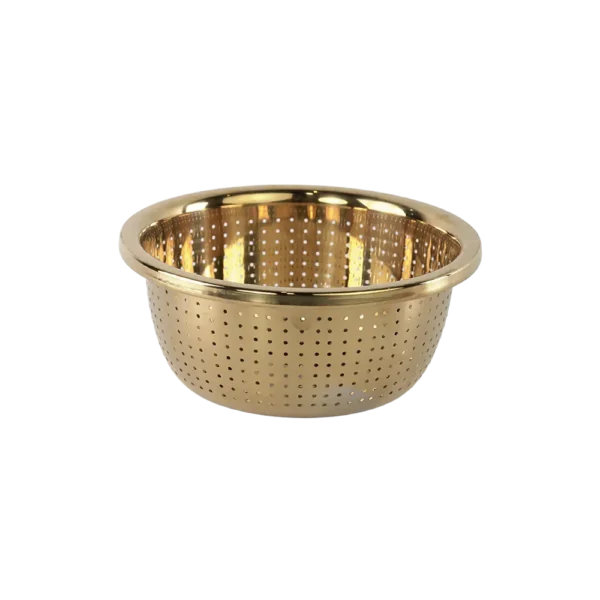 Stainless 24cm gold strainer