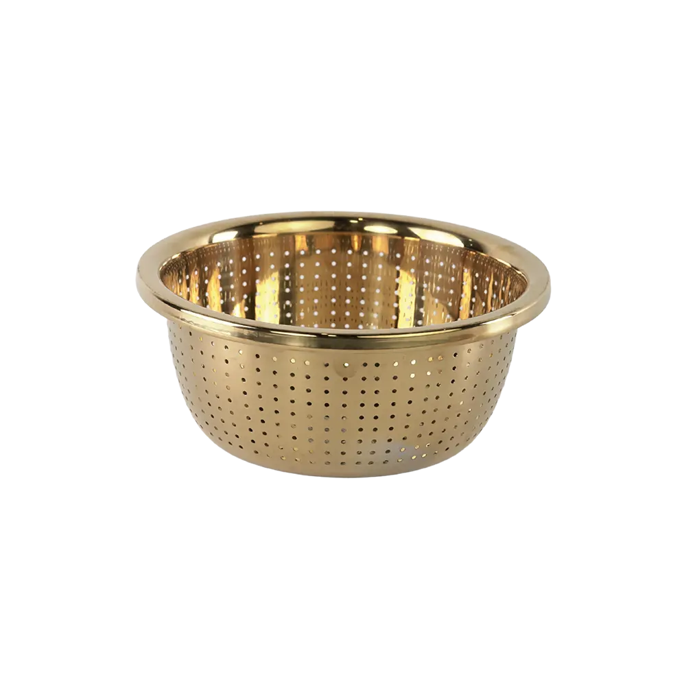 Stainless 24cm gold strainer