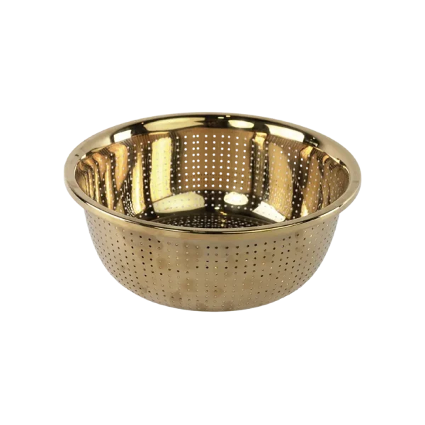 Stainless 34cm gold strainer1