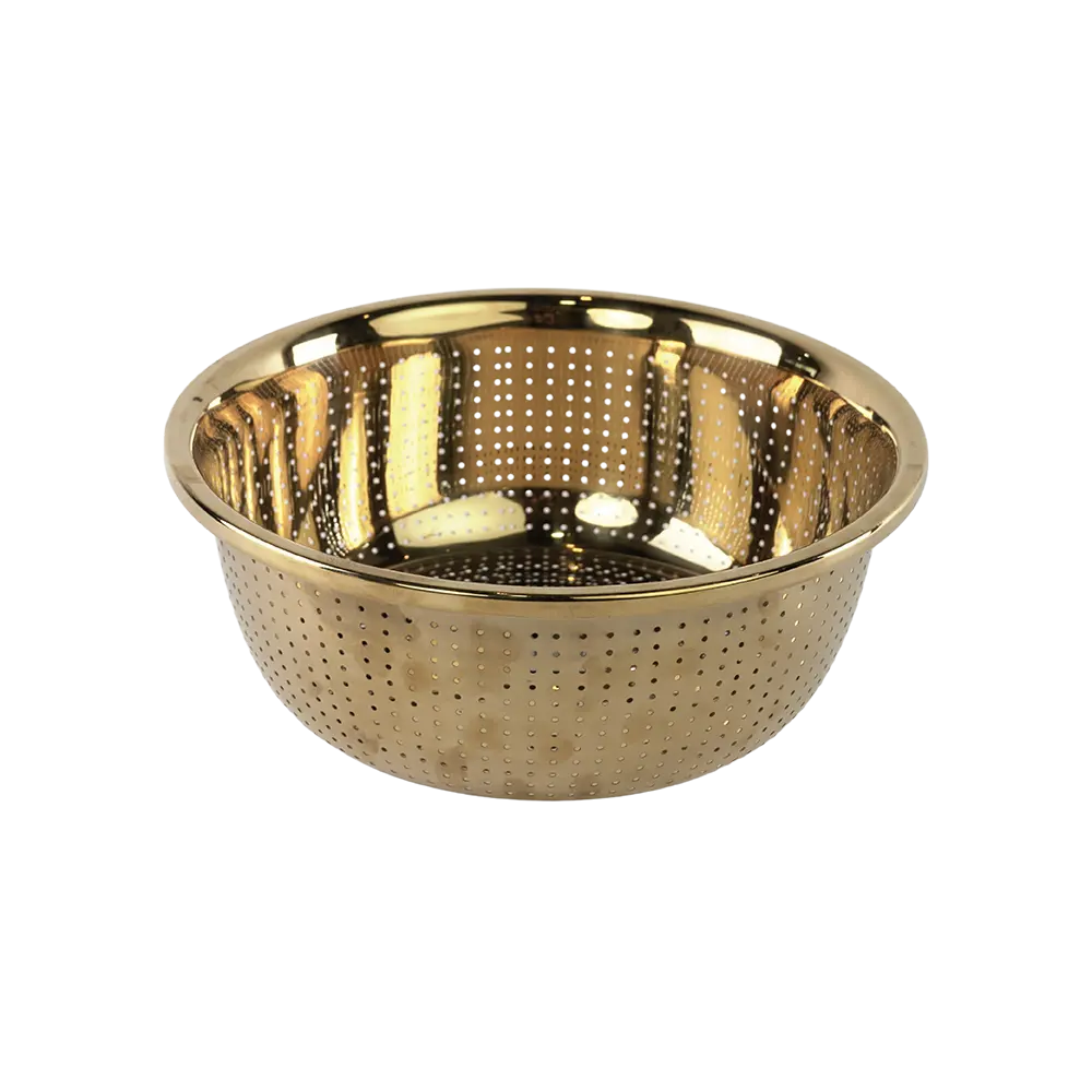 Stainless 34cm gold strainer1