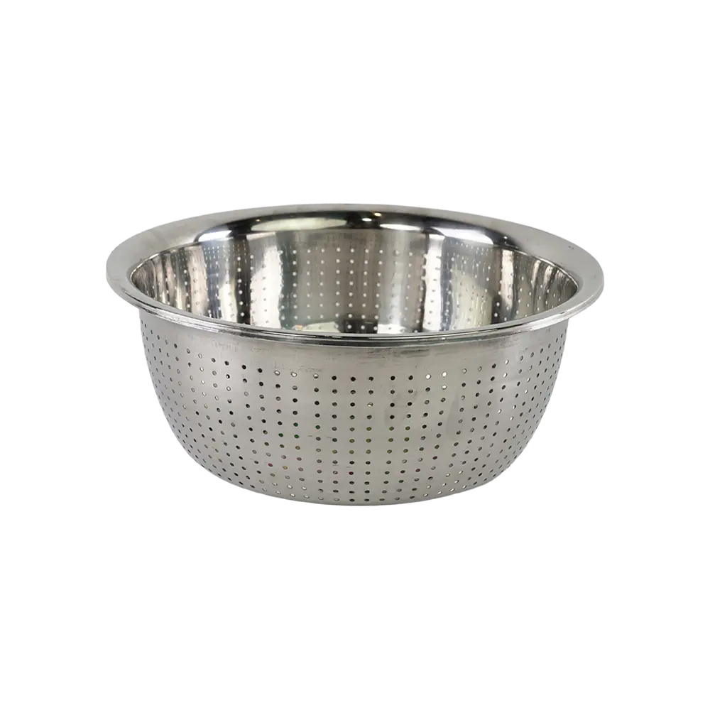 Stainless 34cm silver strainer