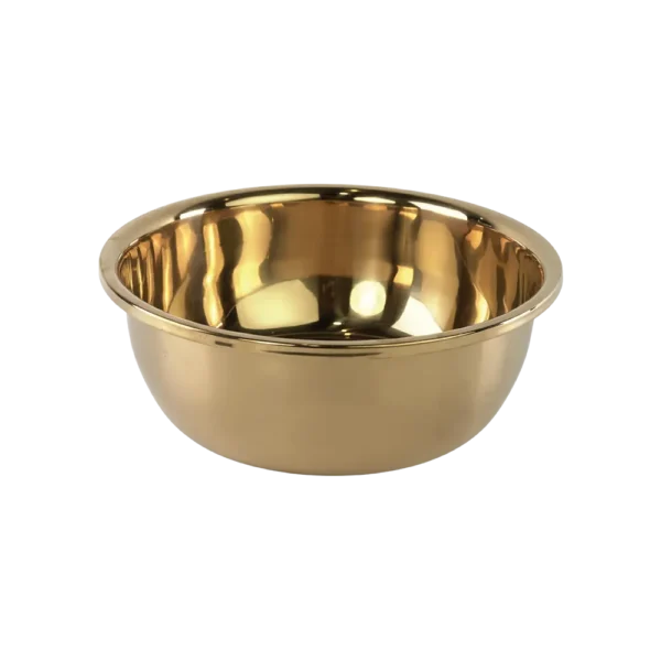 Stainless 40cm gold bowl1