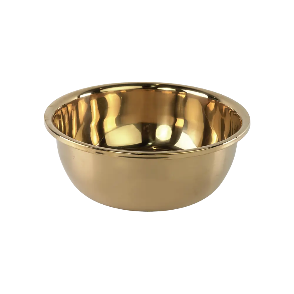 Stainless 40cm gold bowl1