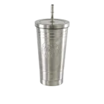Stainless starbucks design mug with straw