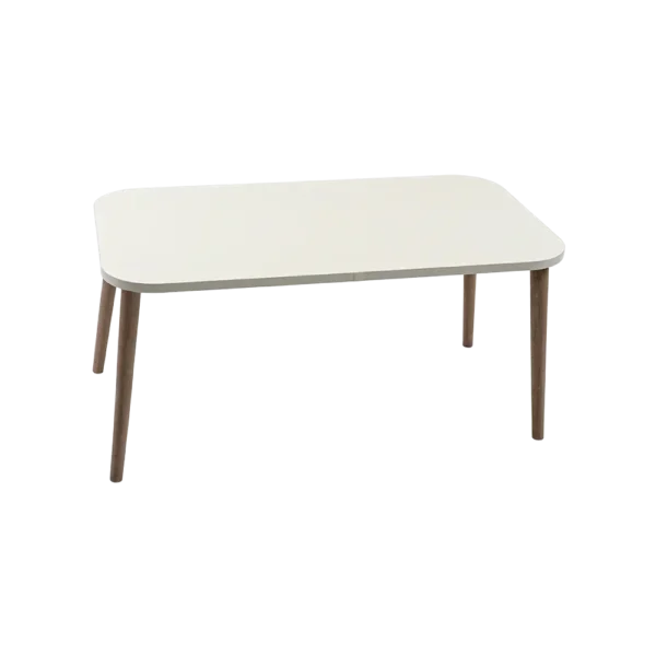 Turkish wooden 90x50x40cm rectangular beige table