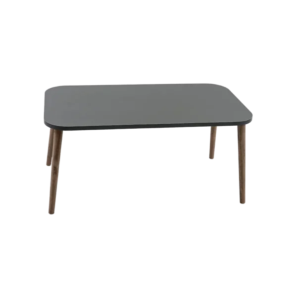 Turkish wooden 90x50x40cm rectangular dark grey table