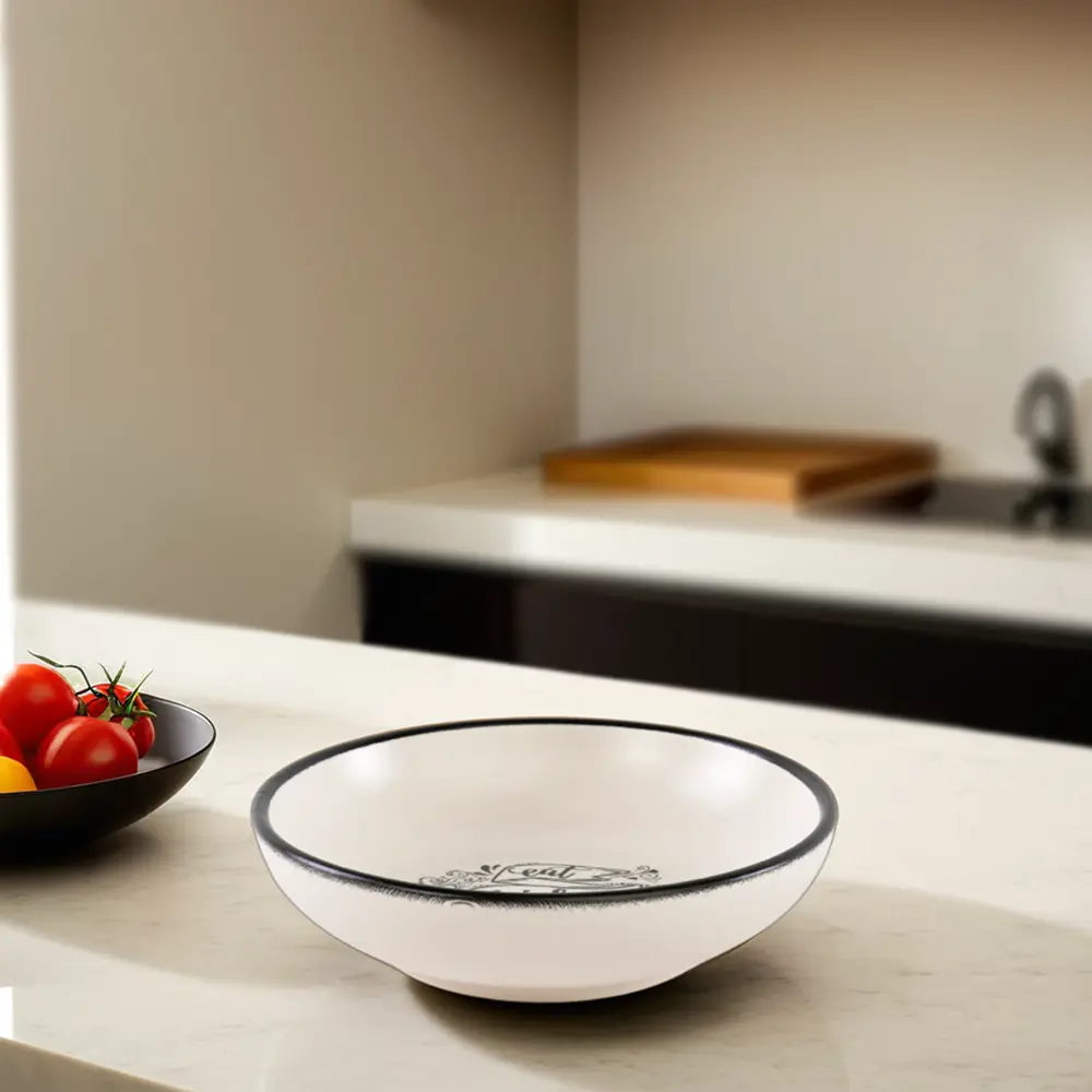 Ceramic 13cm beige bowl1