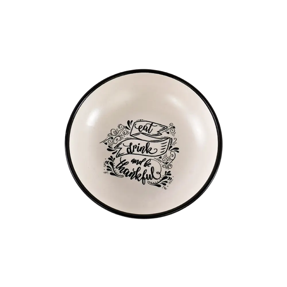 Ceramic 13cm beige bowl2