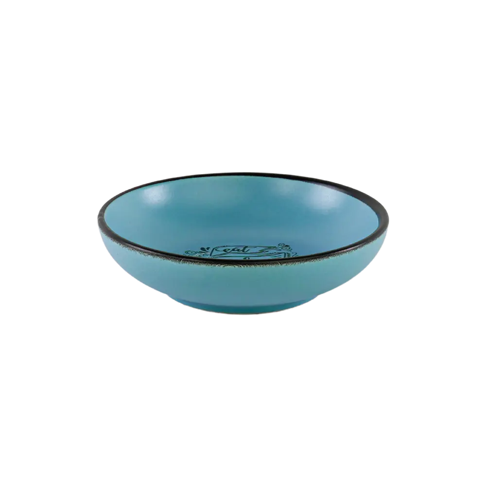 Ceramic 13cm blue bowl