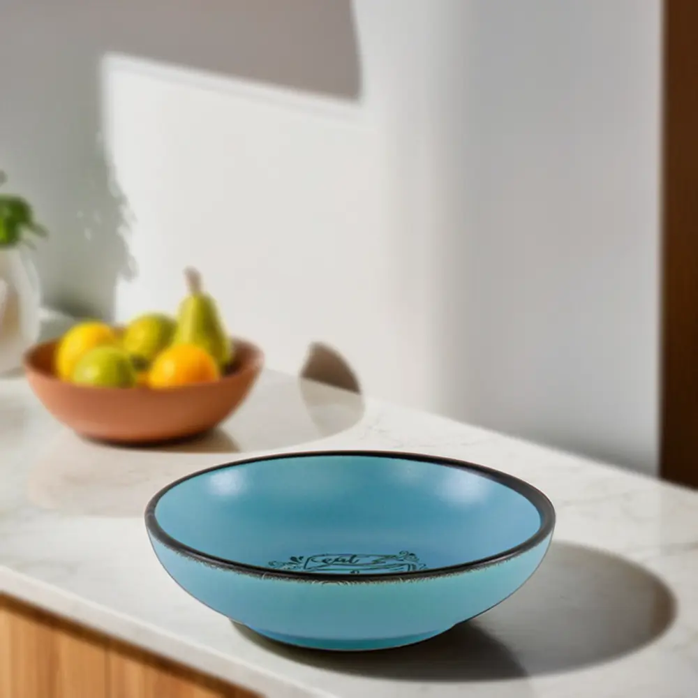Ceramic 13cm blue bowl1