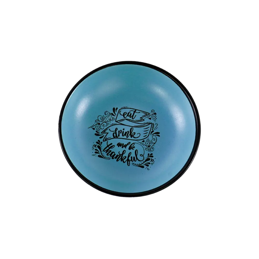 Ceramic 13cm blue bowl2