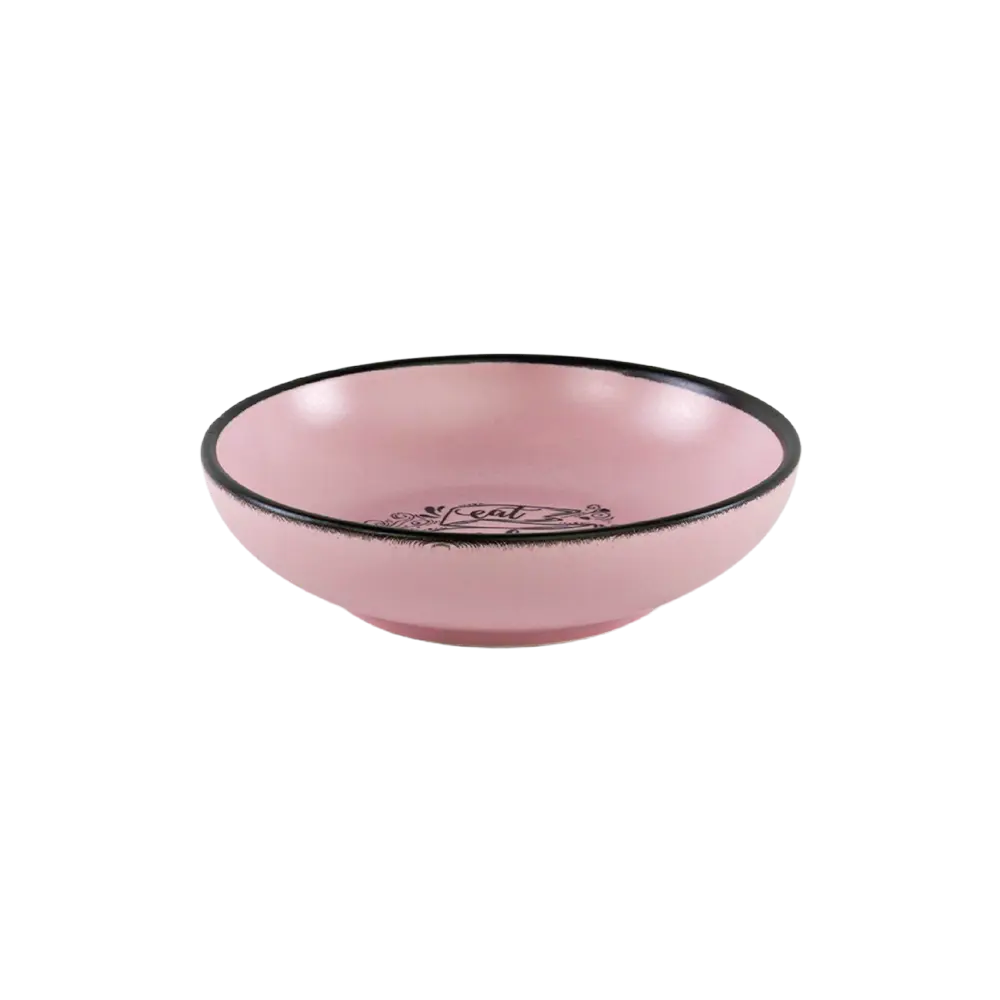 Ceramic 13cm pink bowl