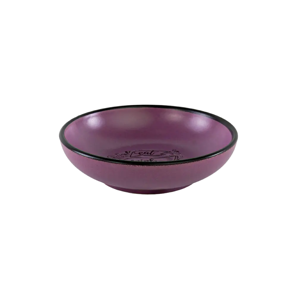 Ceramic 13cm purple bowl