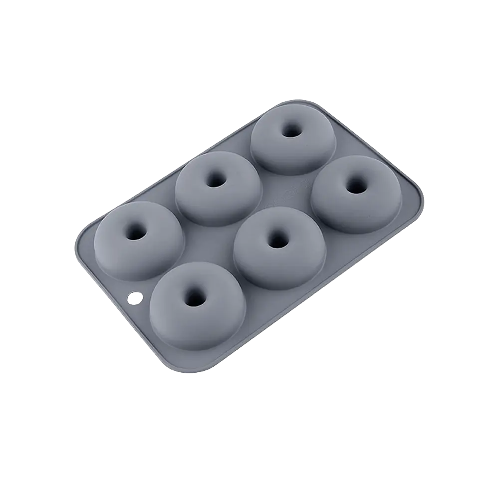 Cookstyle grey silicone donut baking mold2