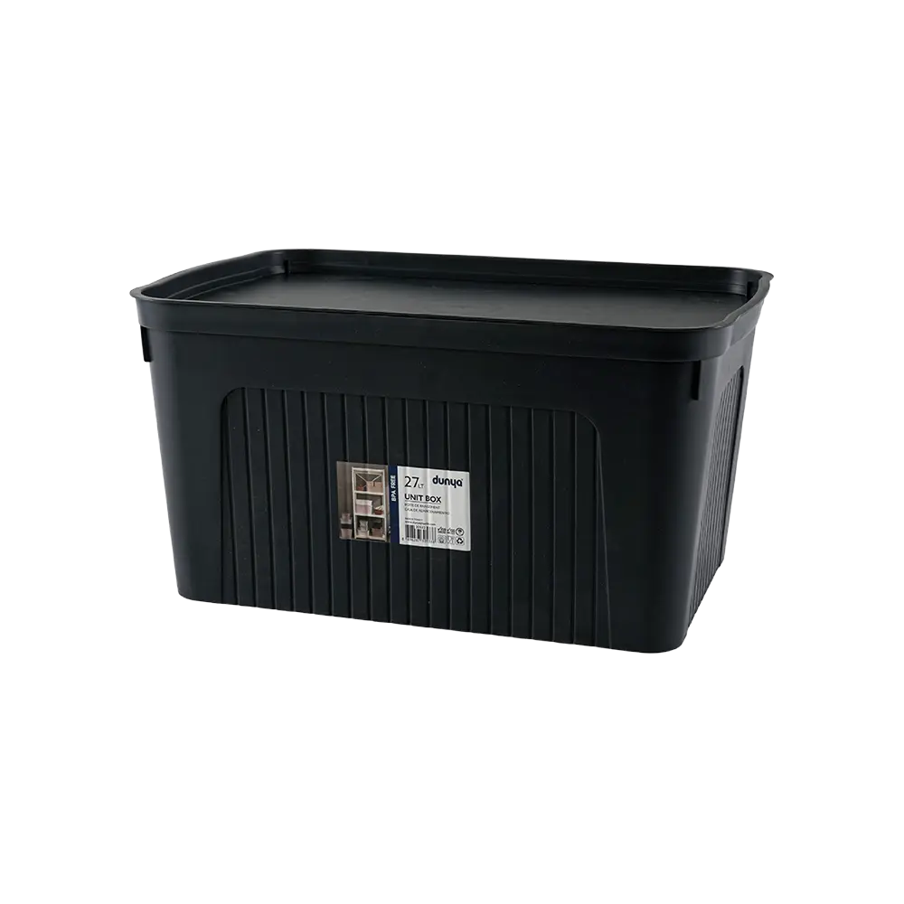 Dunya-27L-Dark-Grey-Storage-Box Dunya 27l dark grey storage box