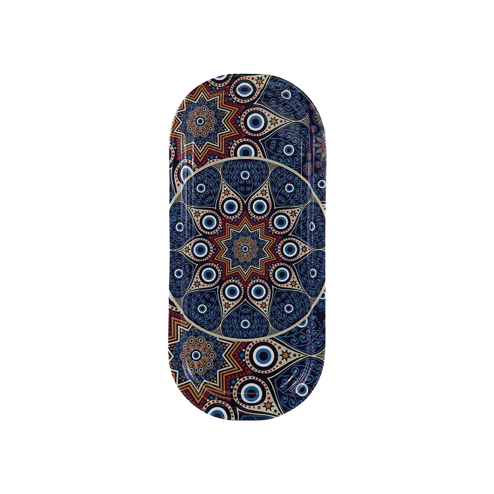 Metal-15.5x34.5cm-Mandala-Design-Tray Metal 15.5x34.5cm mandala design tray