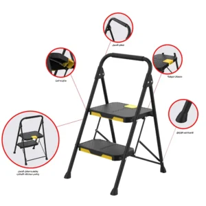 Momaz 2 step foldable ladder1