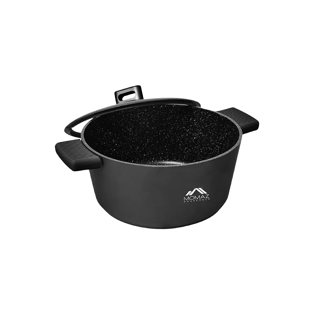 Momaz-Black-36cm-Marbled-Ceramic-Pot-with-Glass-Lid1 Momaz black 36cm marbled ceramic pot with glass lid1