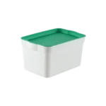 Tuffex 2.3l storage box with green lid