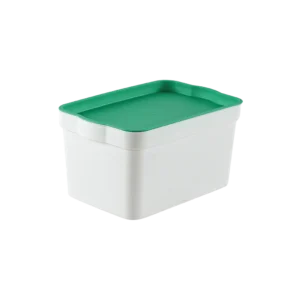 Tuffex 2.3l storage box with green lid