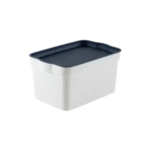 Tuffex 2.3l storage box with navy blue lid