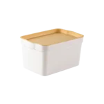 Tuffex 2.3l storage box with yellow lid