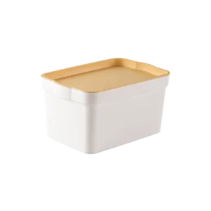 Tuffex 2.3l storage box with yellow lid