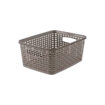 Tuffex 22.5x16.x11cm beige woven design midi basket