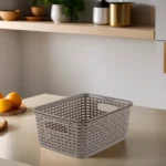 Tuffex-22.5x16.x11cm-Beige-Woven-Design-Midi-Basket1 Tuffex 22.5x16.x11cm beige woven design midi basket1