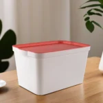 Tuffex 24l storage box with orange lid1