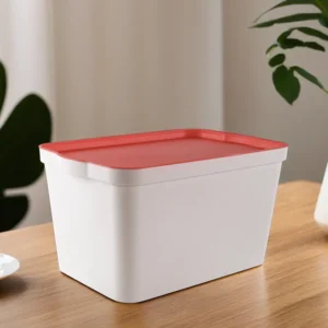 Tuffex 24l storage box with orange lid1