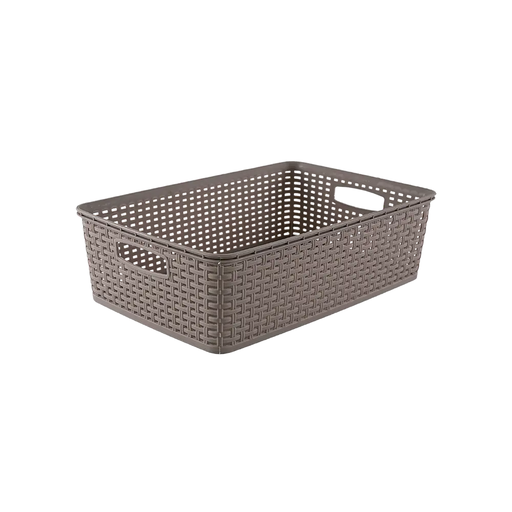 Tuffex-40.5x24x12cm-Beige-Woven-Design-Maxi-Basket Tuffex 40.5x24x12cm beige woven design maxi basket