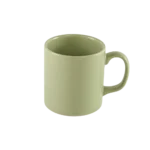 Ceramic matte pistage mug with handle