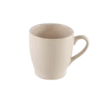 Ceramic offwhite mug with handle