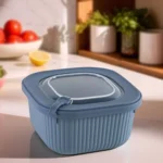 Dunya-1.1L-Ribbed-Design-Blue-Storage-Container1 Dunya 1.1l ribbed design blue storage container1
