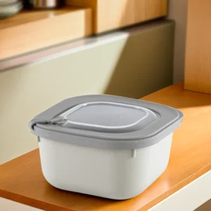 Dunya 1.8l microsafe beige storage container1