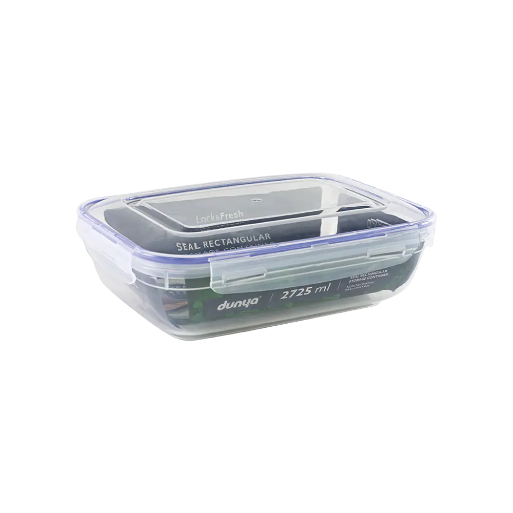 Dunya-2.7L-Seal-Rectangular-Storage-Container Dunya 2.7l seal rectangular storage container
