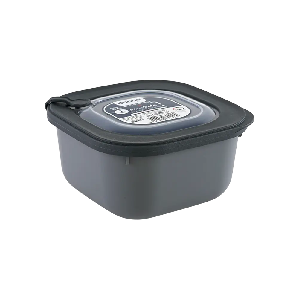 Dunya 3pcs microsafe grey storage containers set2