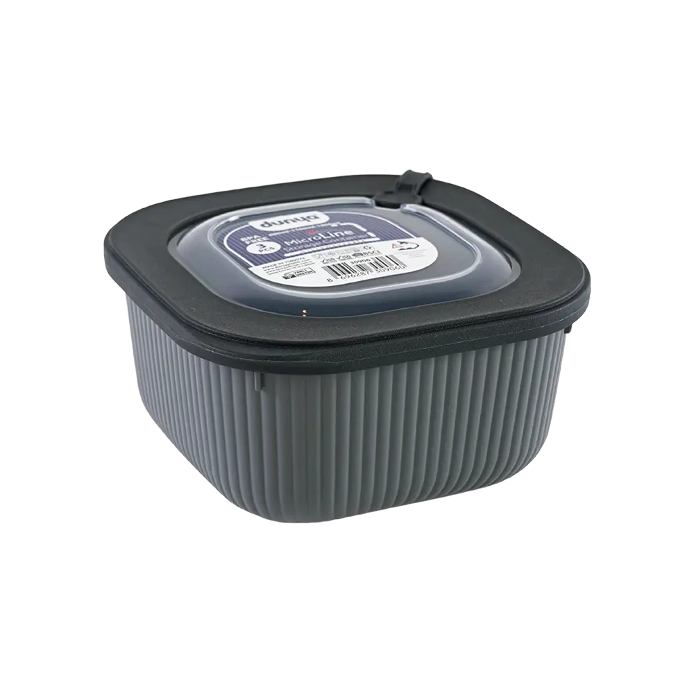 Dunya-3Pcs-Ribbed-Design-Grey-Storage-Containers-Set2 Dunya 3pcs ribbed design grey storage containers set2